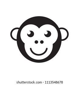 Monkey icon. Vector illustration.