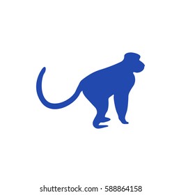 monkey icon vector illustration