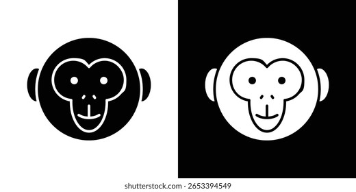 Ícone de macaco Gráficos escalonáveis por vetor