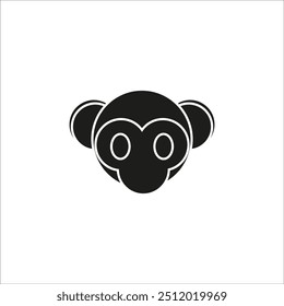 monkey icon in white background