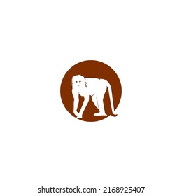 monkey icon.vector illustration symbol design.