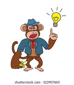 monkey with idea