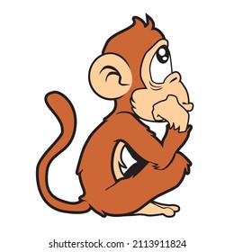 imágenes de ilustraciones de monos con varios estilos