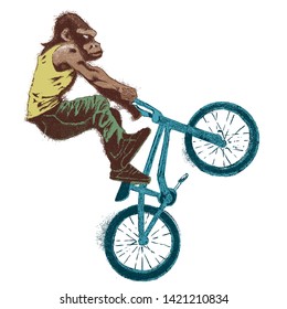 Bmx Cartoon Images Stock Photos Amp Vectors Shutterstock