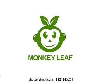 Monkey leaf vector