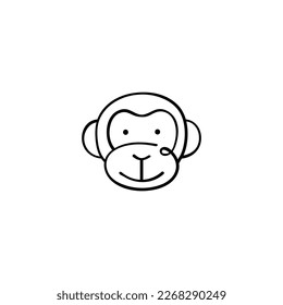 Design des Monkey Line Style-Symbols
