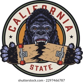 monkey logo design creative California