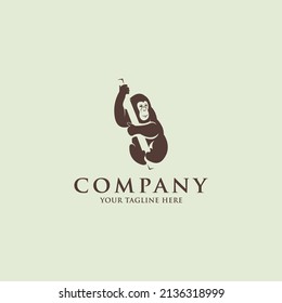 Monkey Logo Design Vector Images