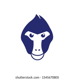 Monkey logo / monkey head logo design illustration