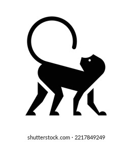 Logo von Affen. Symboldesign. Vorlagenelemente