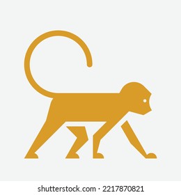 Monkey Logo. Icon design. Template elements