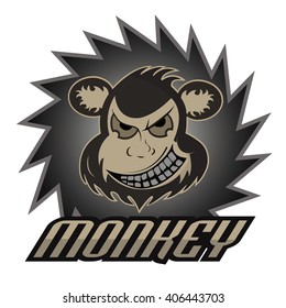Monkey logo team ,  professional logo