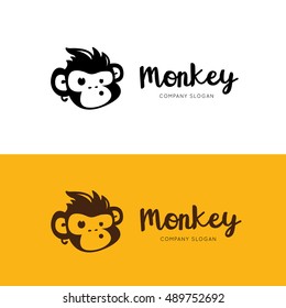 Monkey Logo template