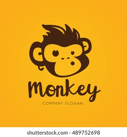 Monkey Logo template