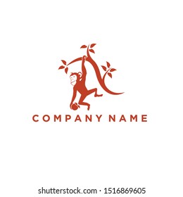 Monkey Logo Vector Design 02