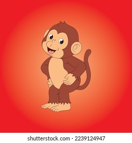 monkey logo vector design illustration template 5.eps
