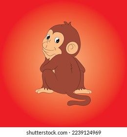 monkey logo vector design illustration template 7.eps
