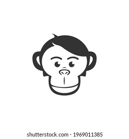 monkey logo vector and icon