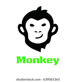 monkey LOGO-Vector illustration
