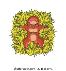 Monkey and Lots of bananas