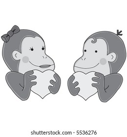 monkey with love
