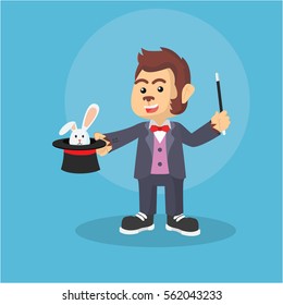monkey magician illustration design