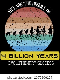 From Monkey to Man: Evolution T-Shirt Celebrate the journey of human evolution with this fun, thought-provoking design. A unique tee that blends science, humor, and style for those who love statement