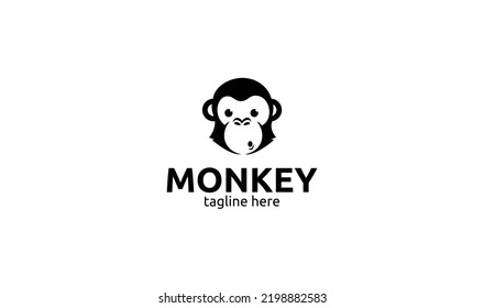 monkey mascot logo design for your project