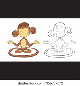 Monkey meditation