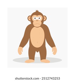 Monkey neutral animal calm expression