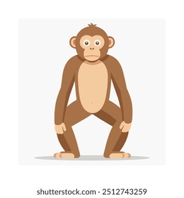 Monkey neutral animal calm expression