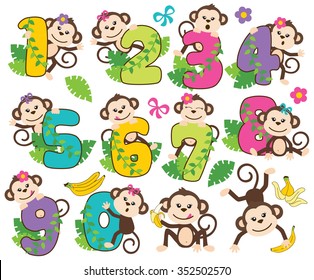 Monkey Numbers (girl)