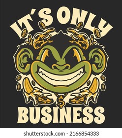 monkey it's only business vector