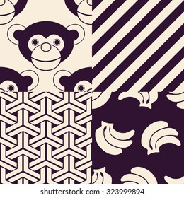Monkey Patterns (Chinese Year of the Monkey)