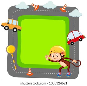 Banner-Illustration zum Rollenspiel von Affen