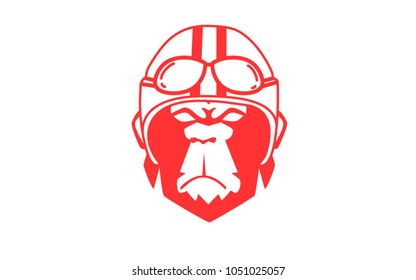 monkey rider vector
