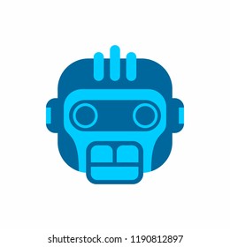 monkey robot face image