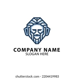 monkey robot technology Logo company