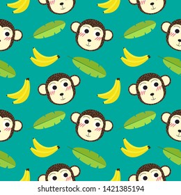 10,436 Seamless Monkey Images, Stock Photos & Vectors | Shutterstock