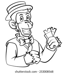 Monkey Selling Ticket