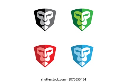 Monkey Shield Face Logo