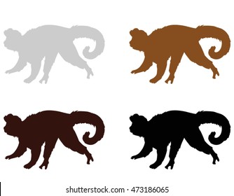 monkey silhouette