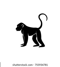 Monkey Silhouette Vector