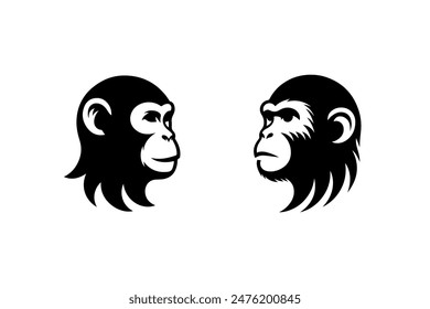 monkey silhouette vector design EPS 