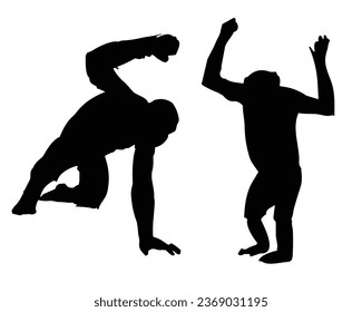 Monkey Silhouette Vector. Monkey Vector Illustration. Monkey Artwork.