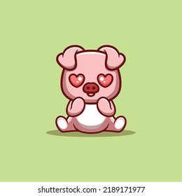 Monkey Sitting Shocked Cute Creative Kawaii Cartoon Mascot Logo
