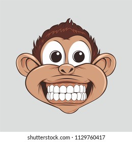 monkey smile cute funny