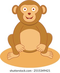 Monkey squatting Cartoon Vector Icon Illustration Animal Isolated Flat
You can use it for digital or print purposes.