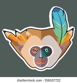  Monkey Stickers and Monkey Sticker Designs 
