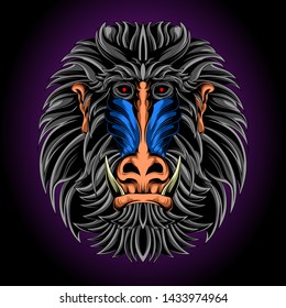 monkey vector for commercial use